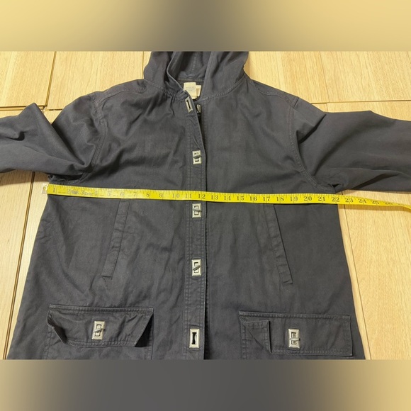 Vintage GAP Navy Hooded Coat - Picture 3 of 6